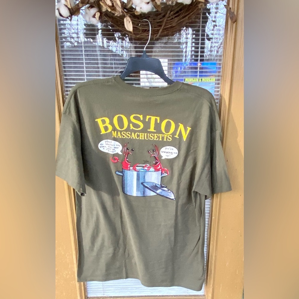 🦞The duck company Boston graphic t-shirt🦞  NEW